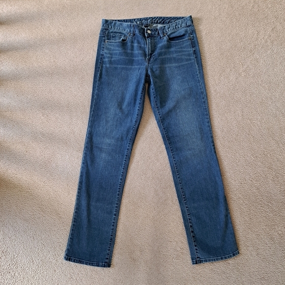 Calvin Klein Jeans Size 29 Blue Straight Leg Denim - Picture 1 of 14
